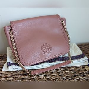 Tory Burch Marion Whipstitch Flap Shoulder Bag
